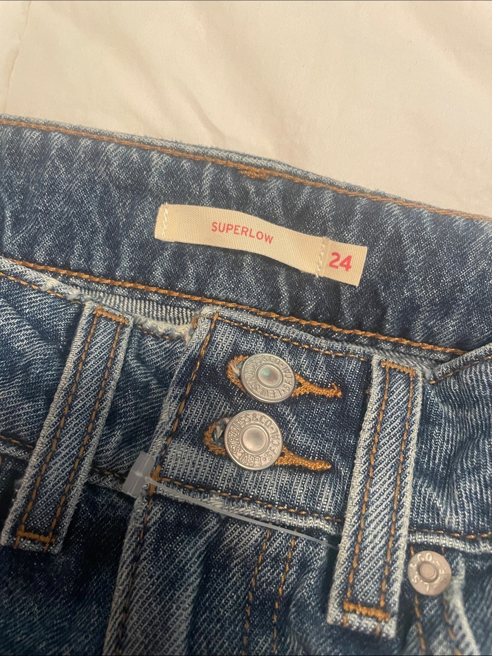 Levi's Superlow Women's Dark Blue Denim Jeans